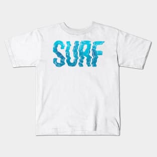 SURF Graphic Typographic Kids T-Shirt